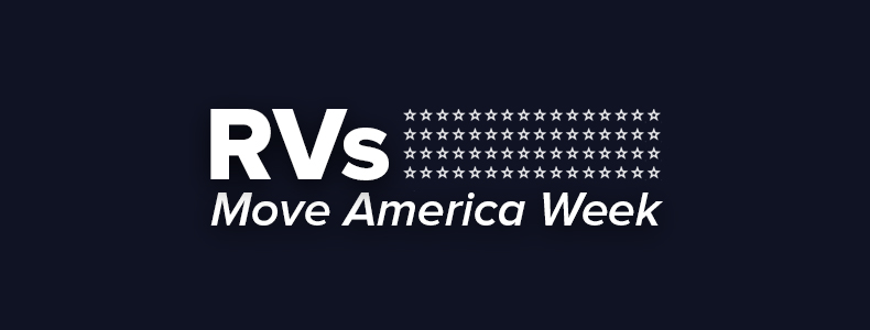 RVs Move America Week Marquee